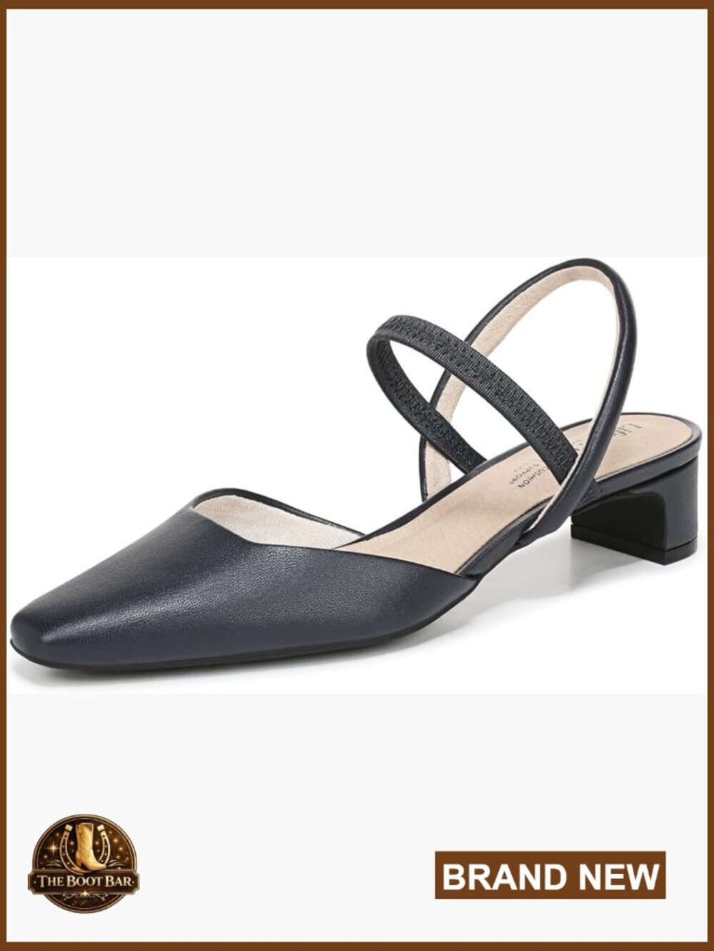 Slingback Kitten Heel Pump with Comfort Tech
